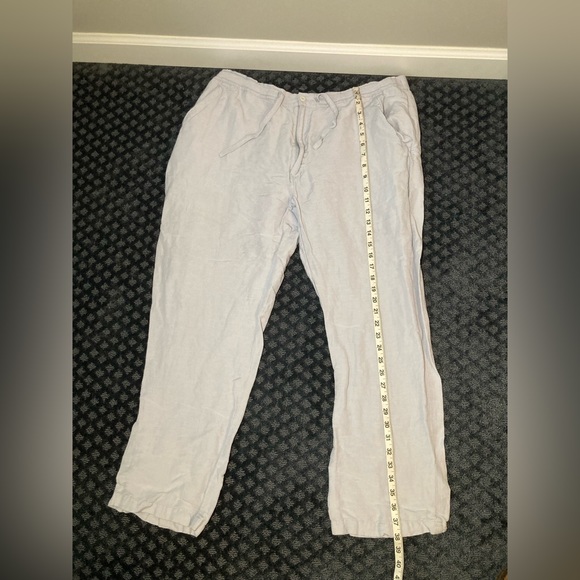 CUBAVERA Men’s Linen Blend Pants size XL Light Blue - Picture 6 of 10